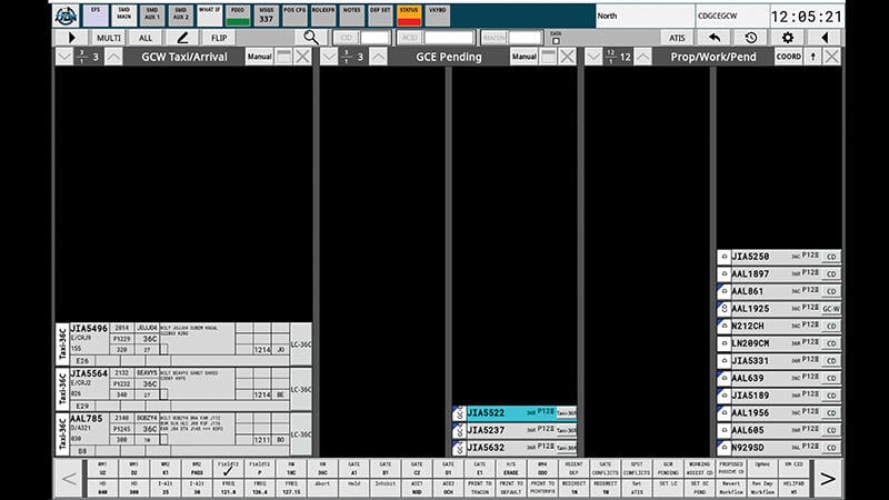 TFDM electronic flight strips 