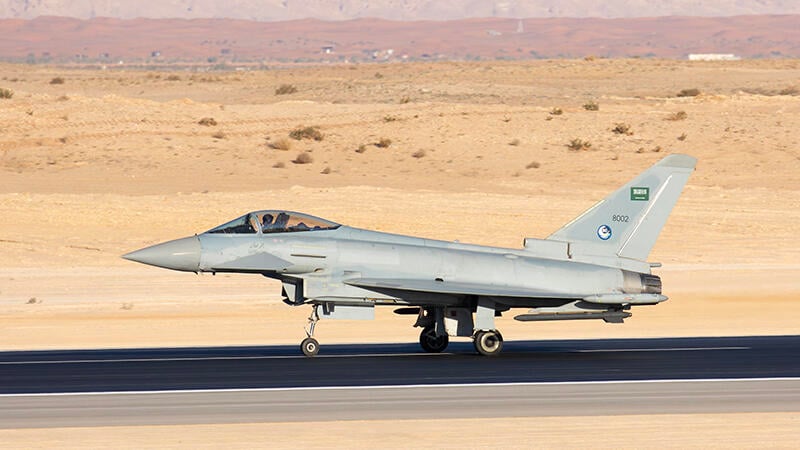 Royal Saudi Air Force's Eurofighter Typhoon