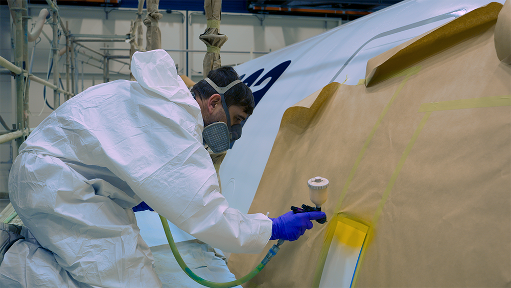 Aircraft Painting Drives Economic Growth At UK Regional Airports