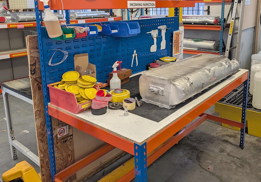 Components in Ametek MRO facility