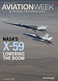 Digital cover of the March 9, 2026, Aviation Week