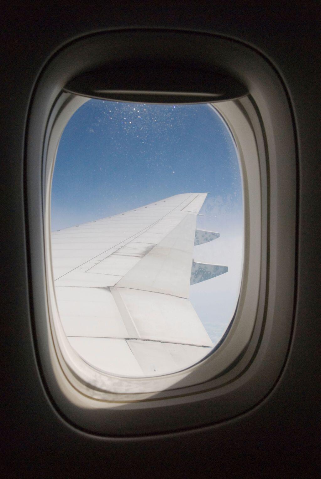 Business jet window