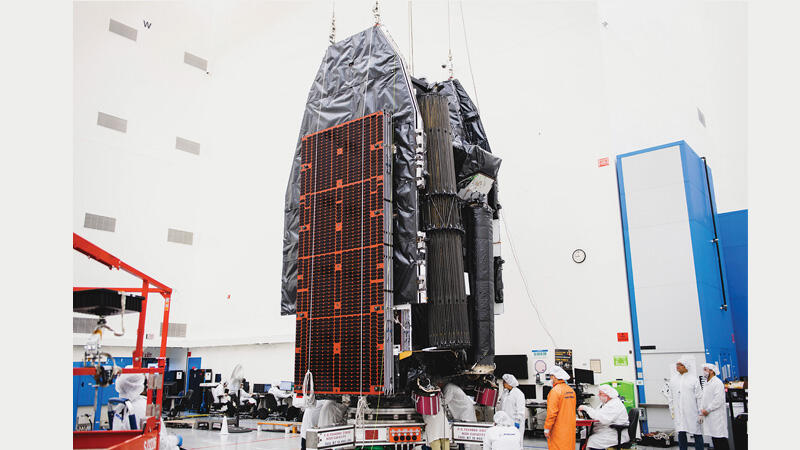 Boeing Satellite Systems’ facility