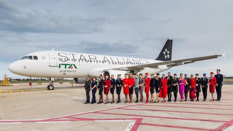 star alliance-liveried ITA jet
