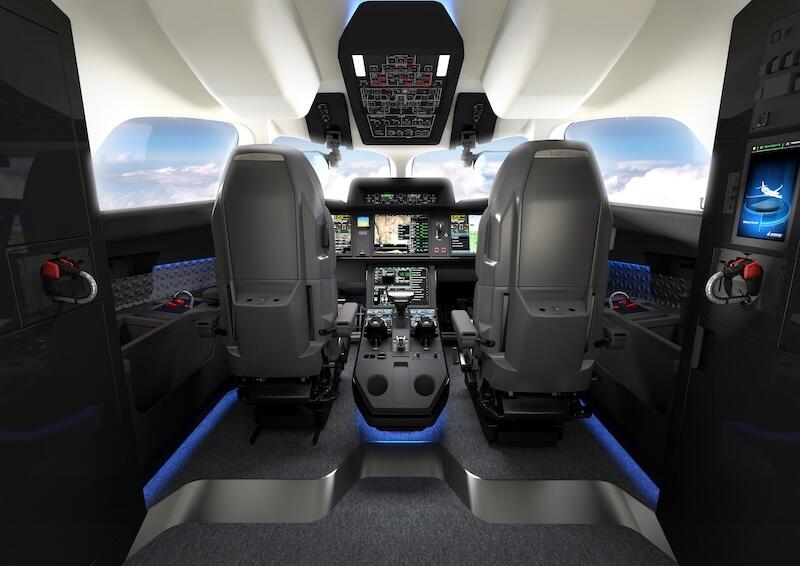 falcon 10x flight deck