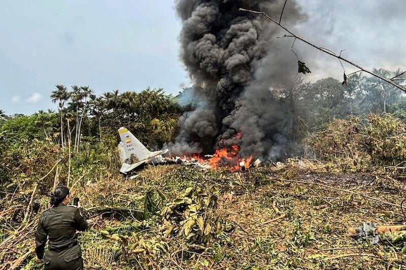 colombian c-130 crash site
