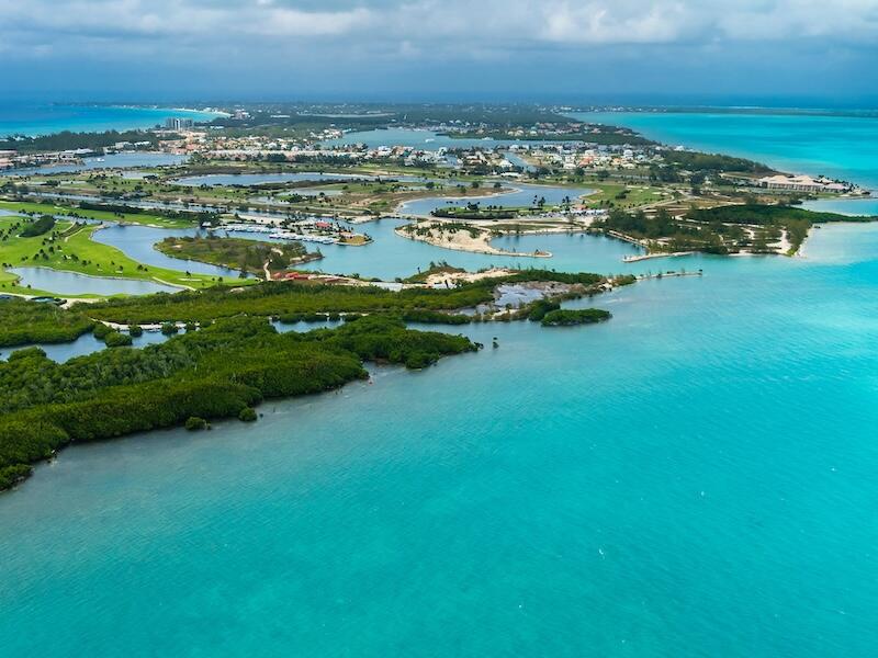 cayman islands from above