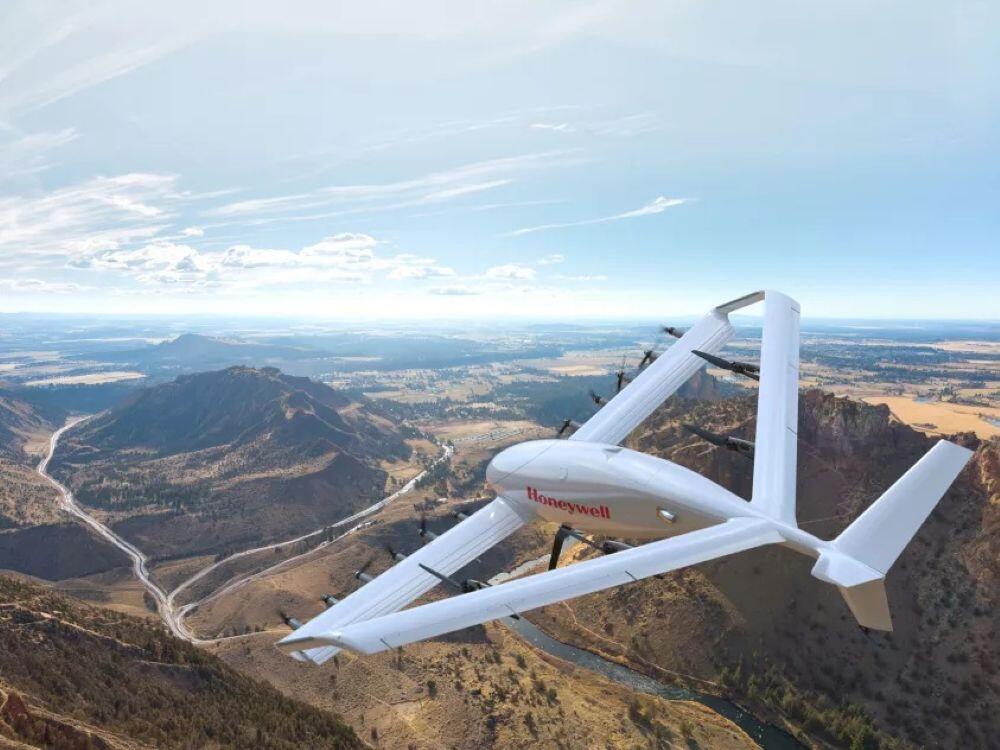 Honeywell  Caption – Odys’ Laila can fly for 8 hr. at 450 mi. range and provide 100 kW of electrical power to its payload
