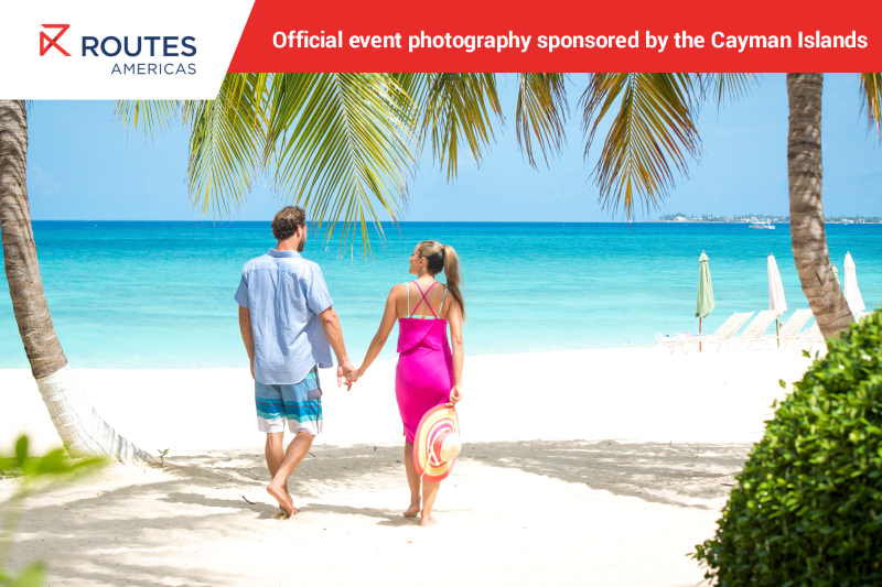 Routes Americas 2026 event photography sponsored by the Cayman Islands