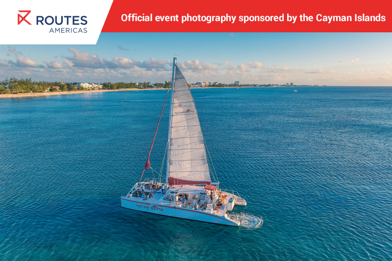 Routes Americas 2026 event photography sponsored by the Cayman Islands