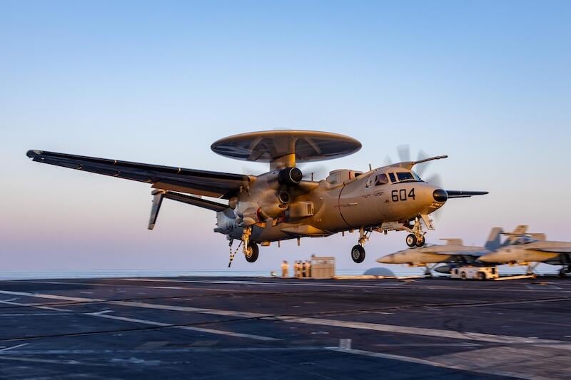 U.S. Navy E-2D. 