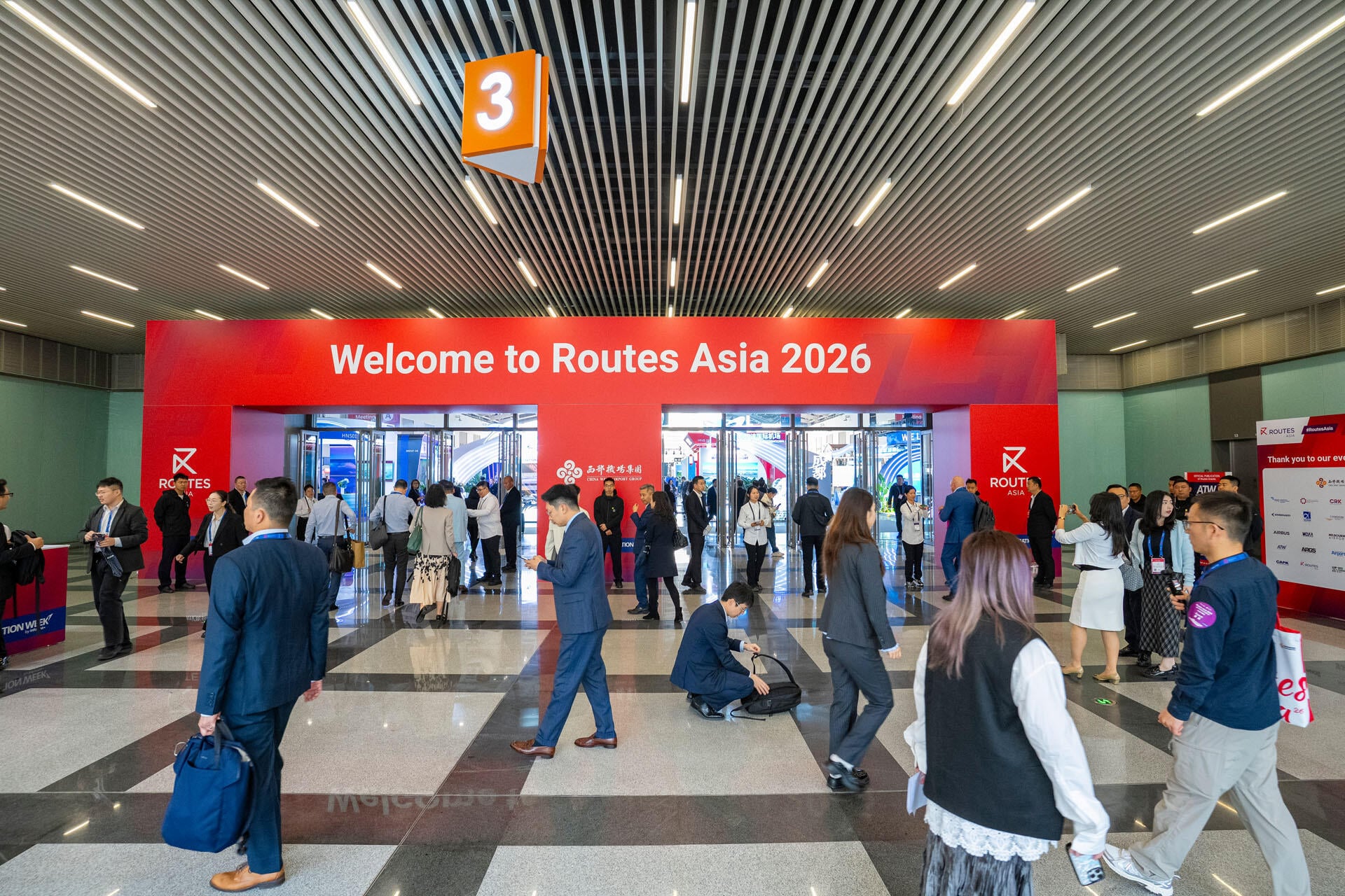 Delegates arrive for the first day