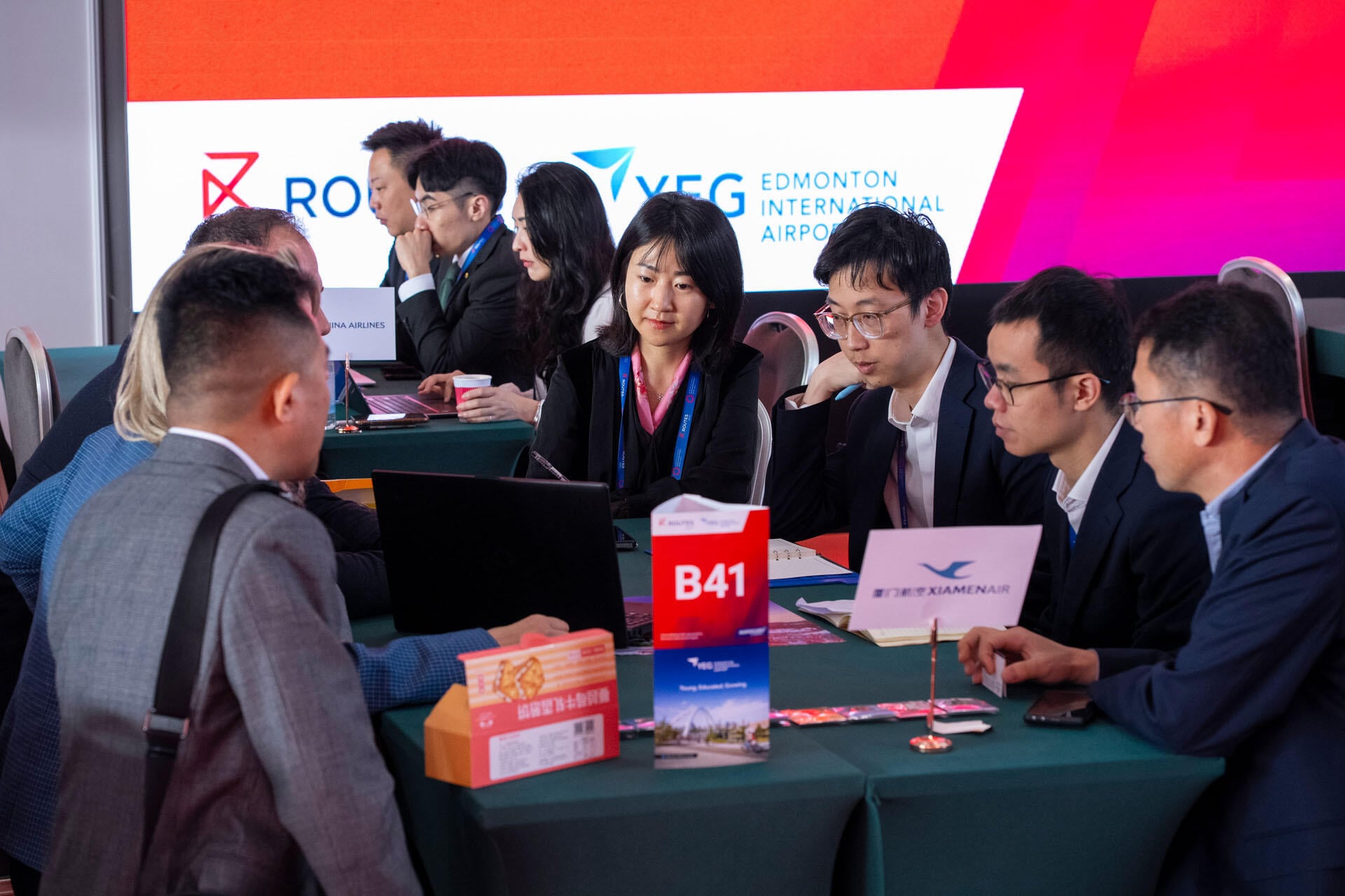 Meetings during the second day