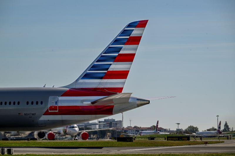 American Airlines aircraft tail