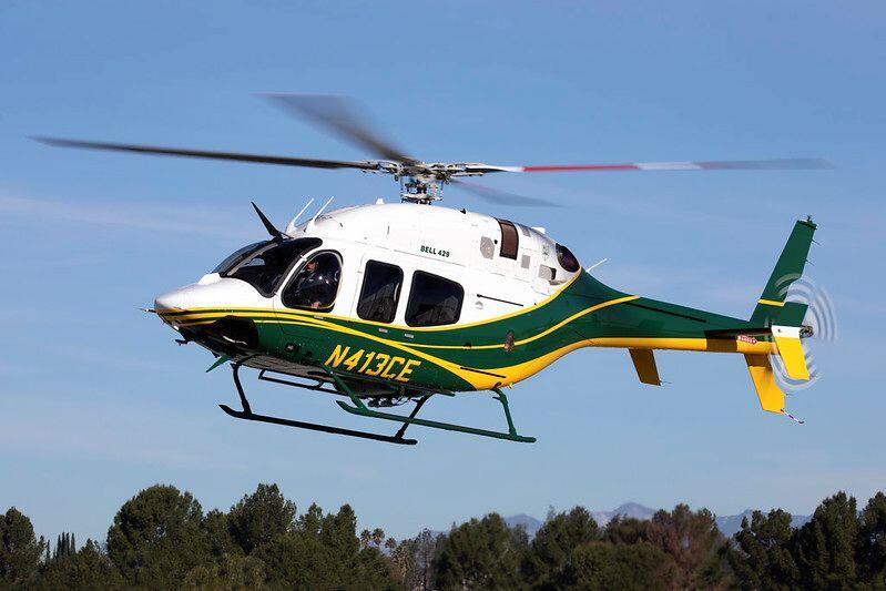 Bell 429 inflight