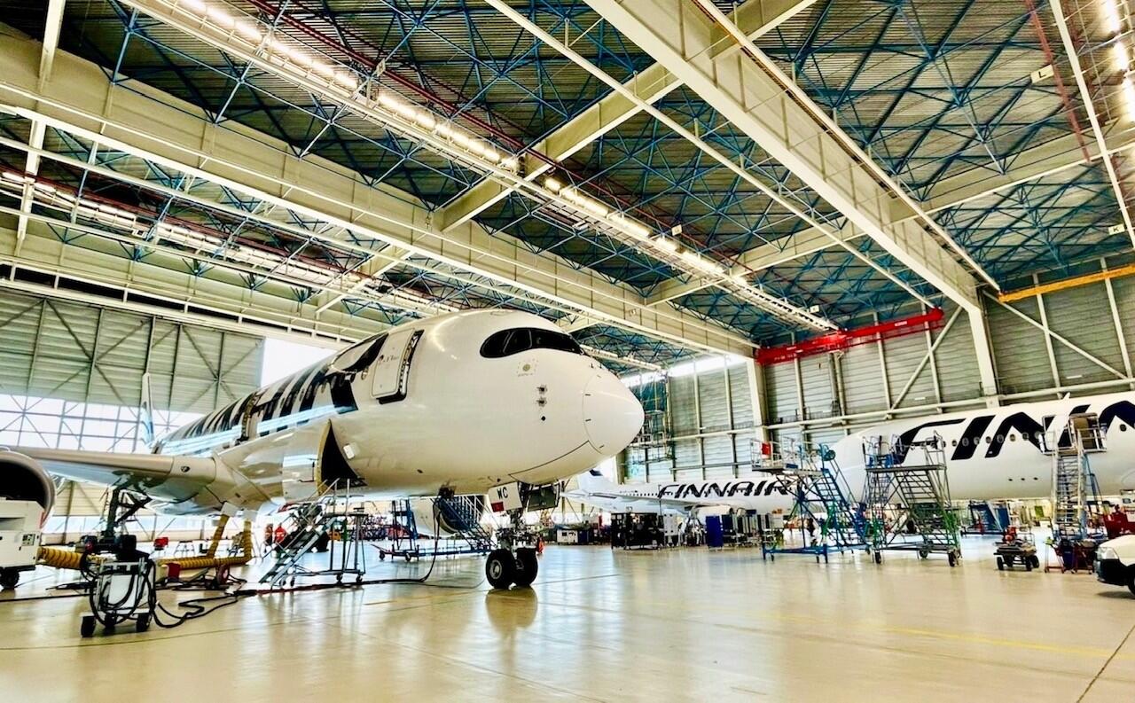 Finnair Hangar in Helsinki 