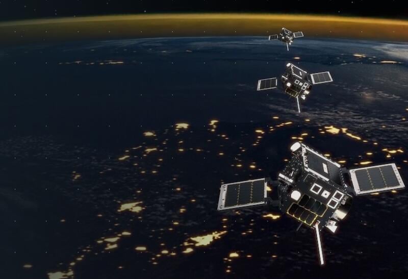 Hawkeye 360 spacecraft illustration