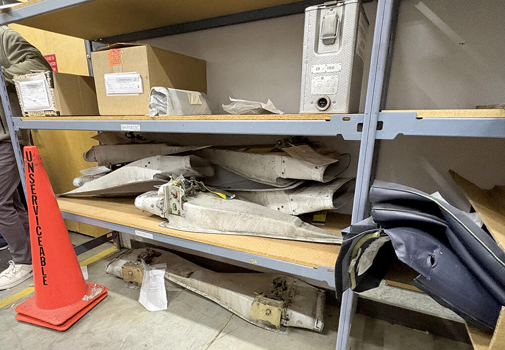 Unusable parts in the "junk room"