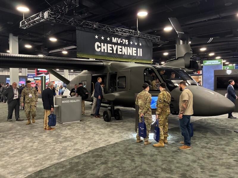 New model of Bell’s MV-75. 