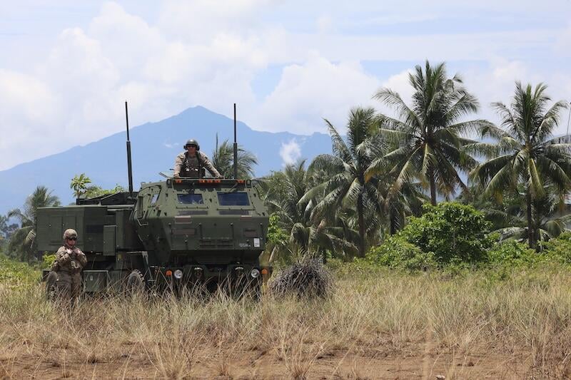 himars in a jungle