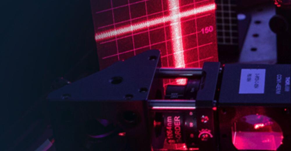 LightSolver Caption: LightSolver's optical supercomputer uses laser interference patterns to solve complex physics problems 