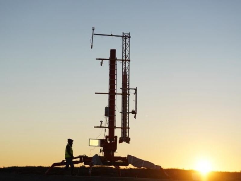 launchpad being built