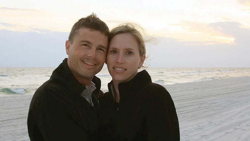 Reid Wiseman (left) and Carroll Wiseman