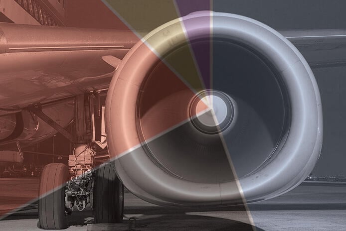 Engine overlayed with data chart