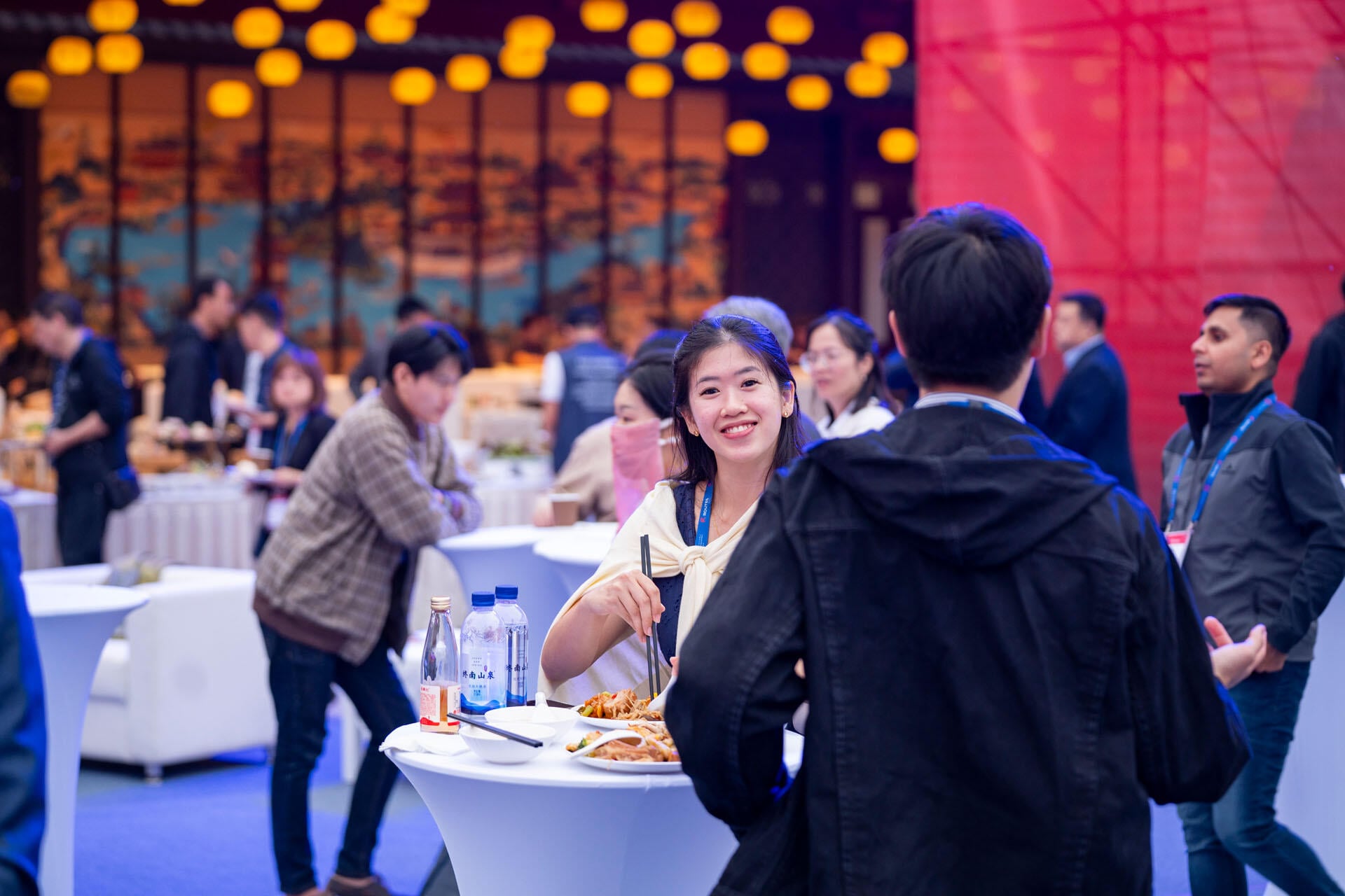 Delegates at the Welcome Reception