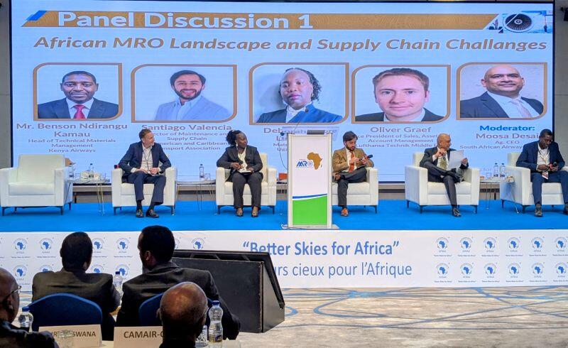 panel discussion on African MRO supply chain challenges