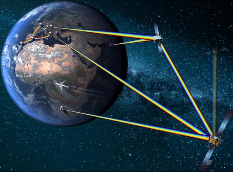 satellite comms illustration