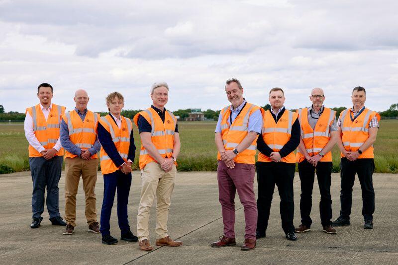 Air traffic control team at Doncaster Sheffield