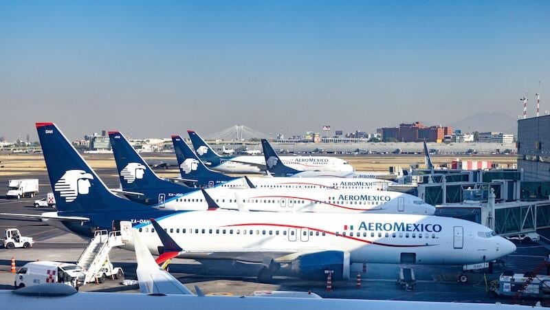 aeromexico jets at MEX