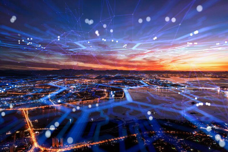 AI city concept 