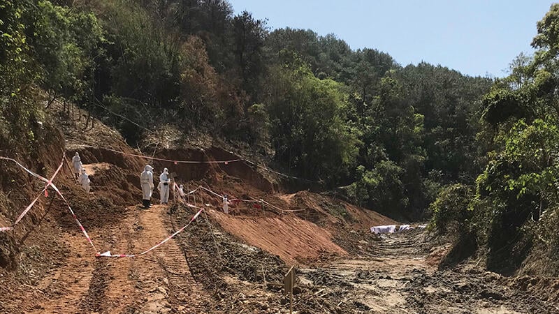 crash site