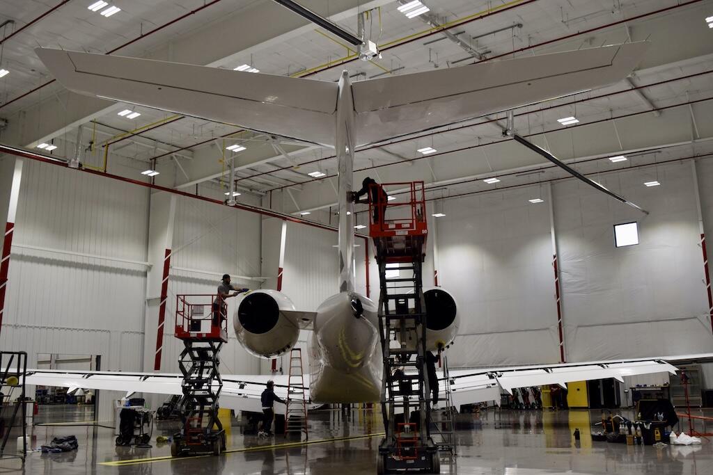 Demonstration hangar