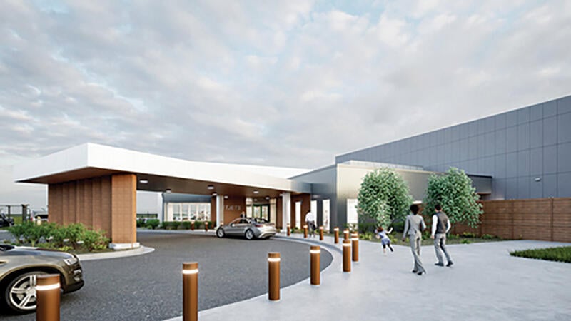 Rendering of the new terminal.