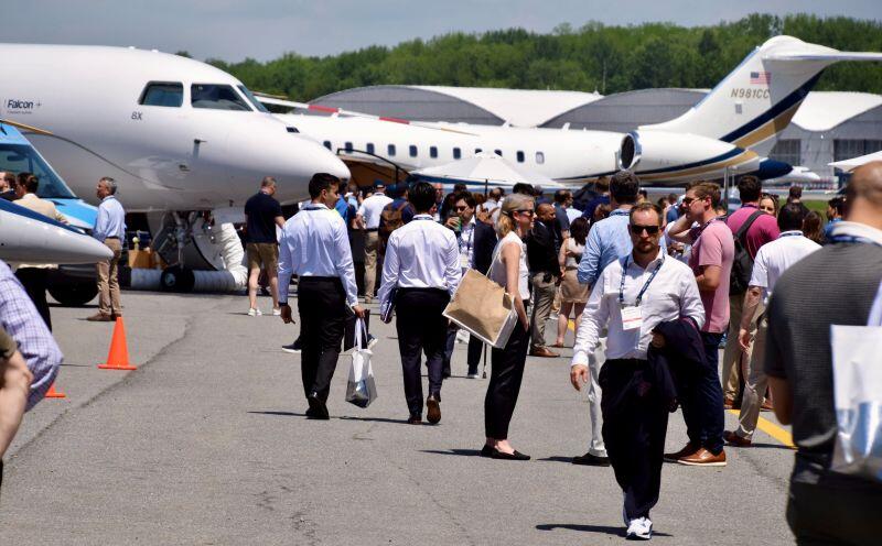 the static display at the NBAA White Plains Regional Forum