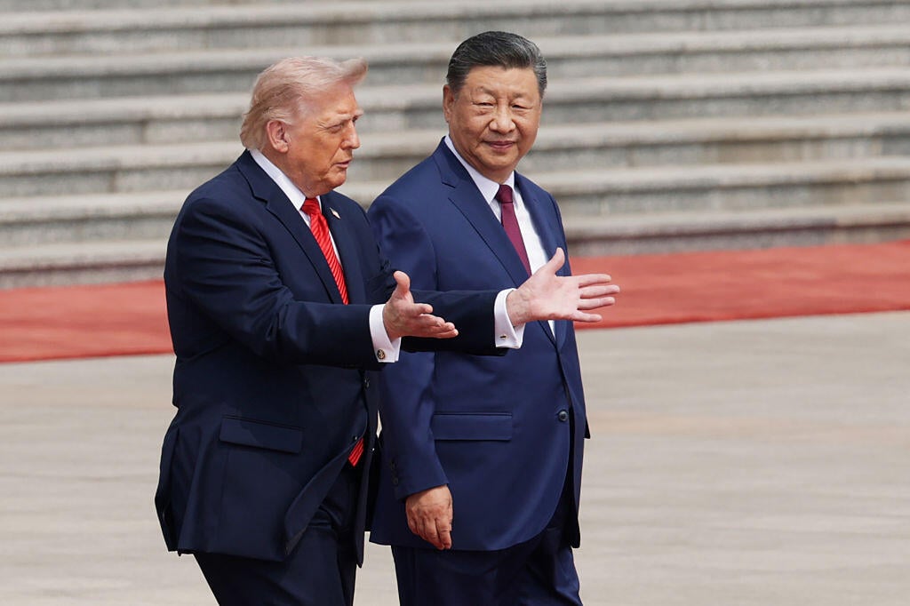 Trump and Xi in Beijing