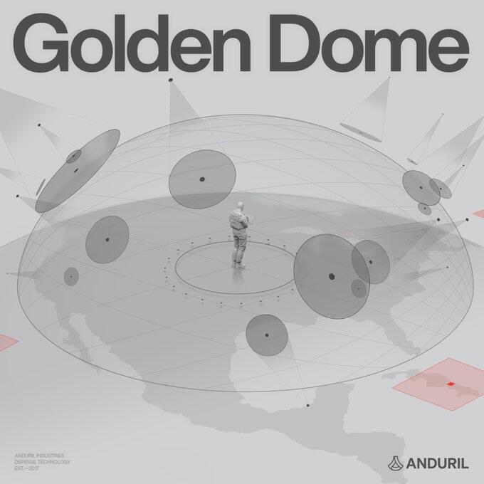 anduril golden dome rendering