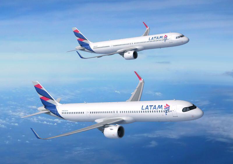 LATAM Airlines A321XLR and A321neo aircraft