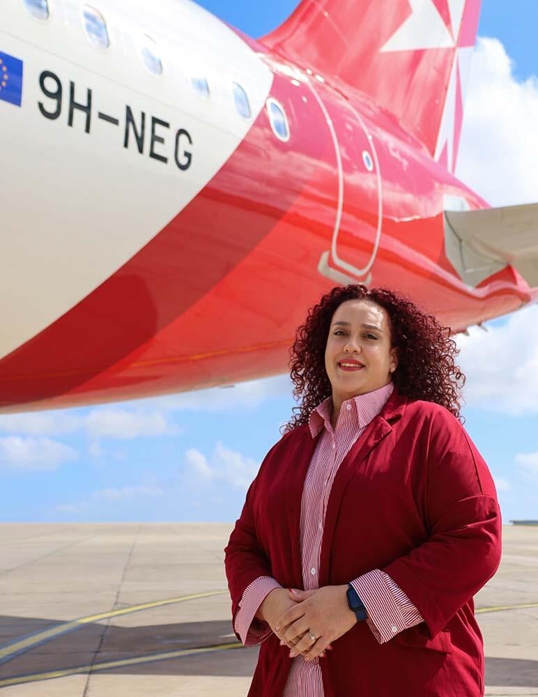 Marija Macelli, head of procurement and logistics at KM Malta Airlines