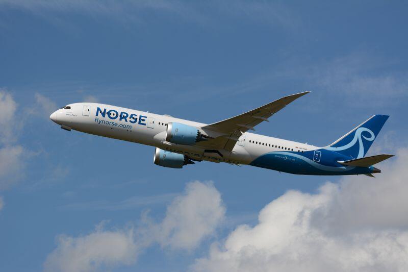 Norse Atlantic aircraft inflight