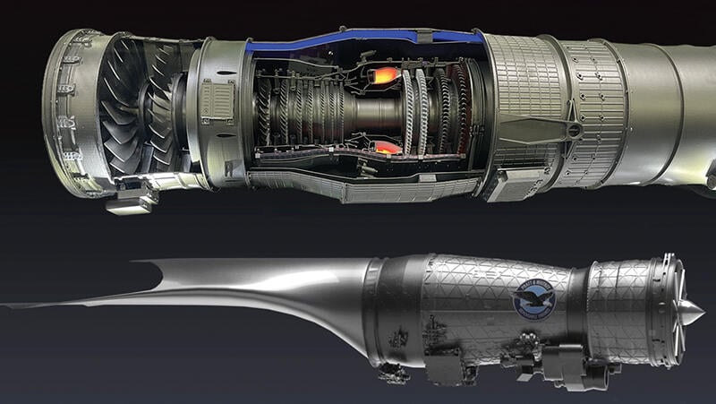 GE XA102 and Pratt & Whitney XA103 concepts