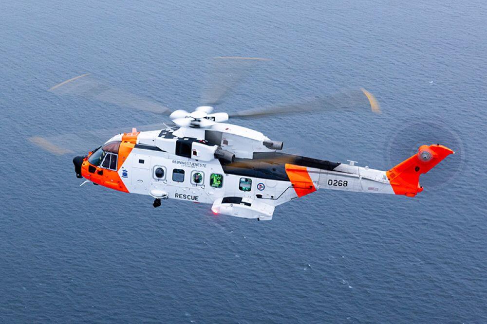 Leonardo AW101 SAR Queen helicopters