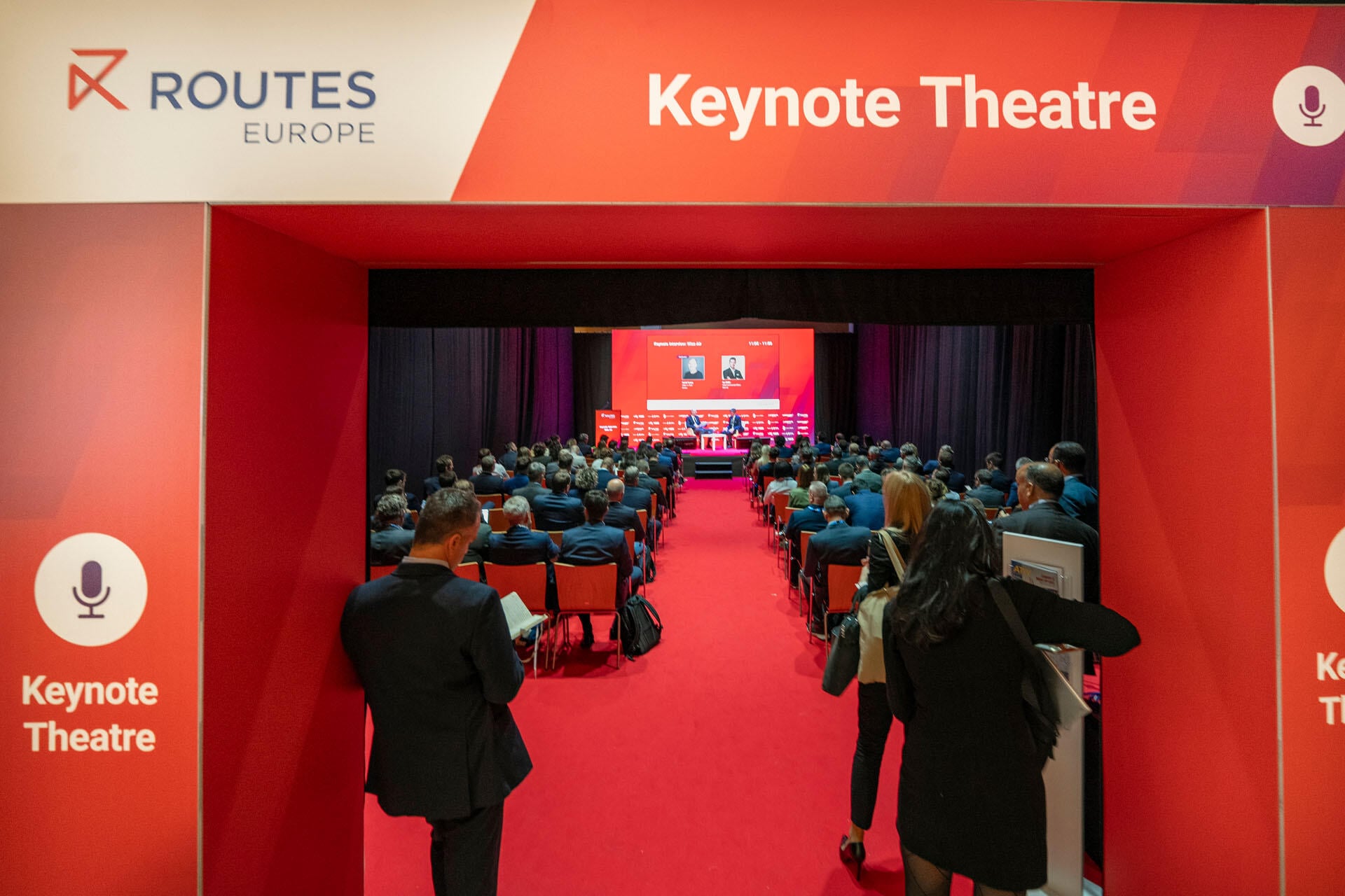 A packed Keynote Theatre