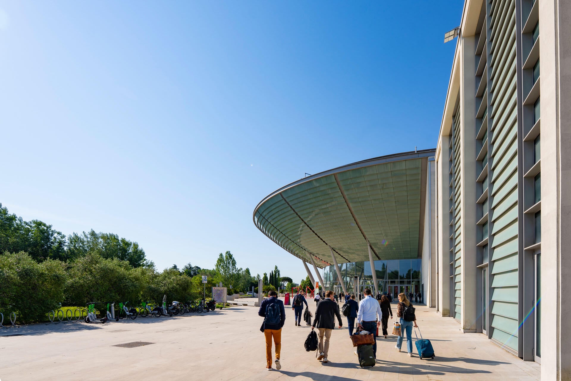 Delegates arrive for day three of Routes Europe