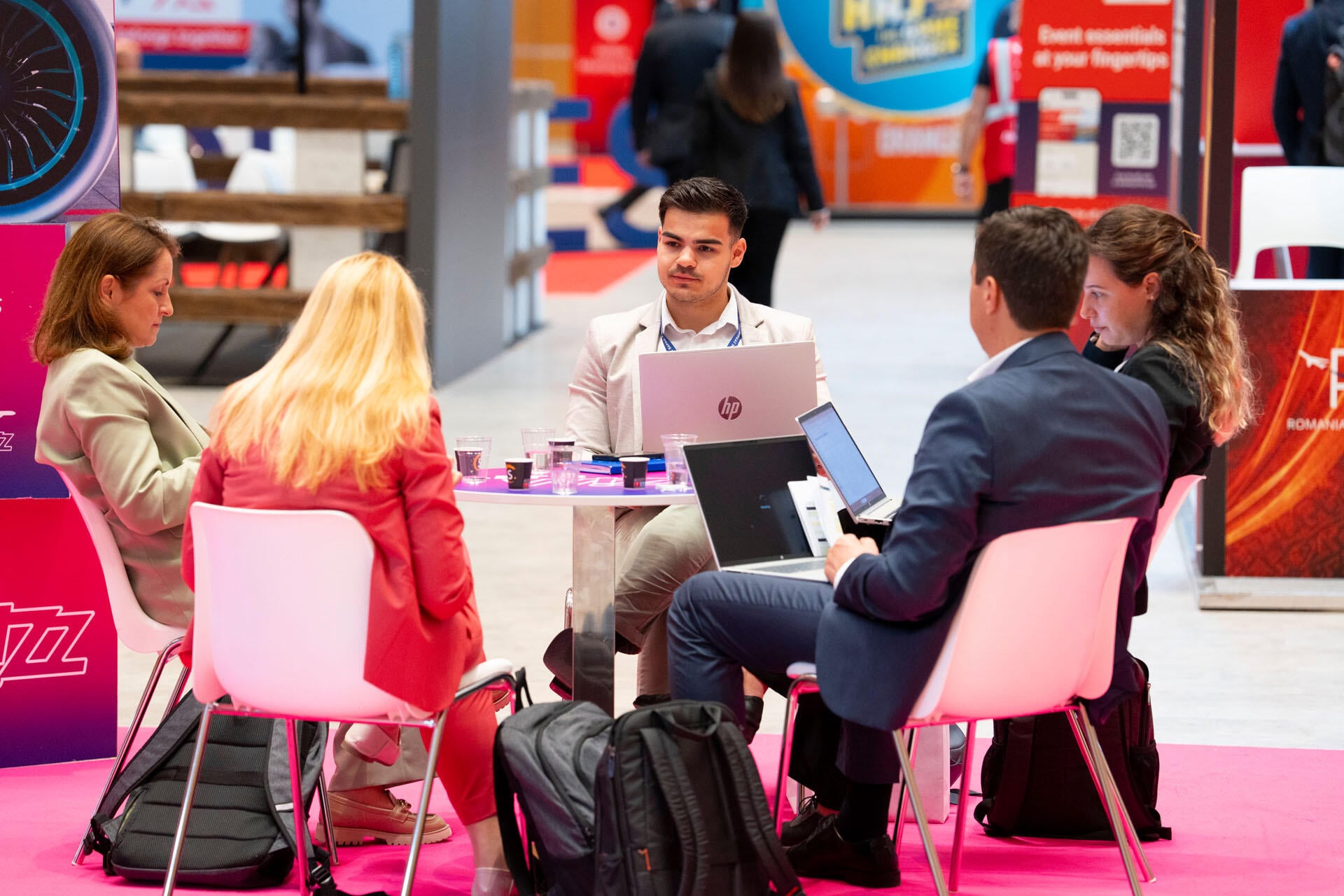 Meetings during day two
