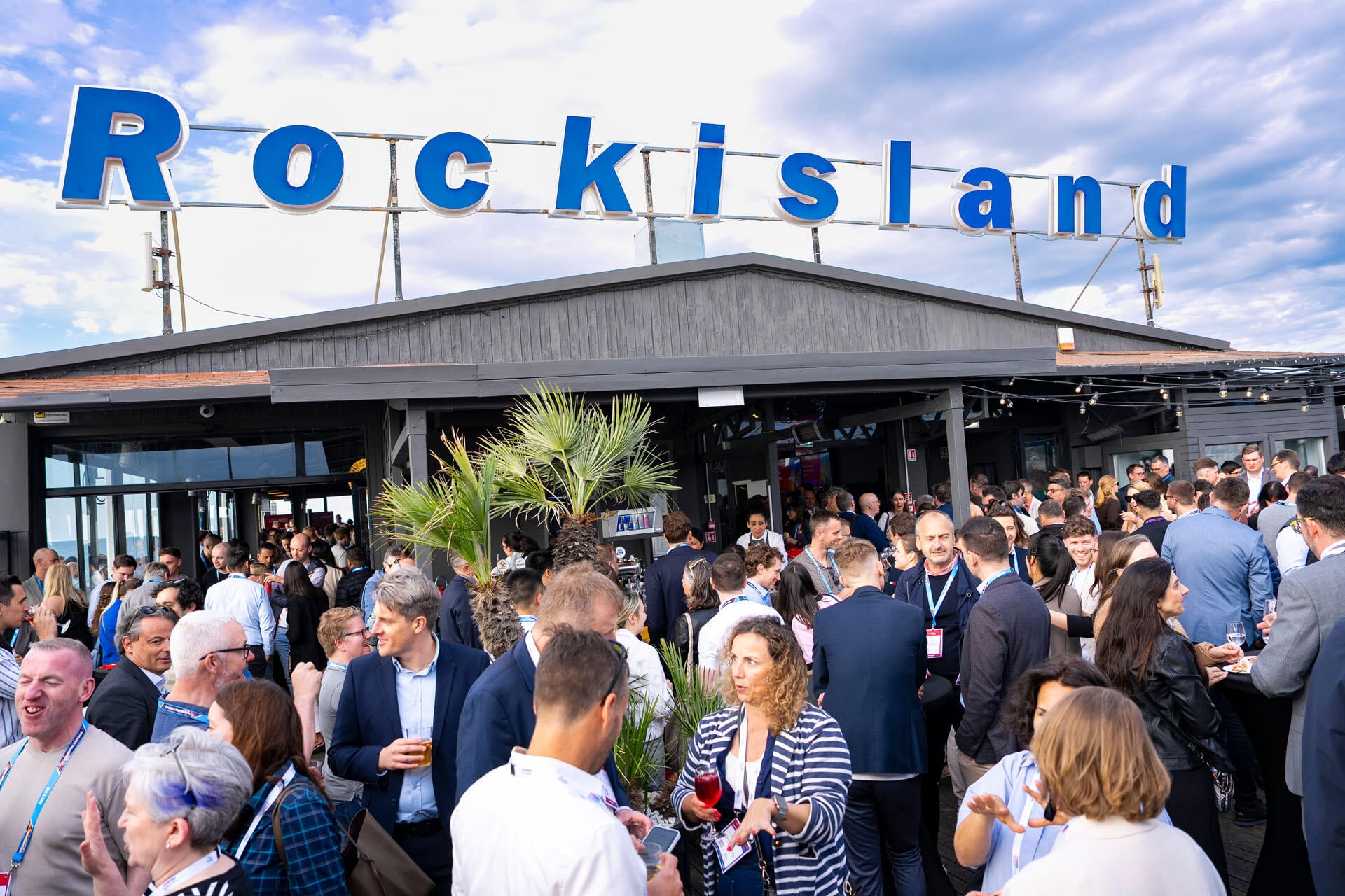 From the Welcome Reception at Rock Island