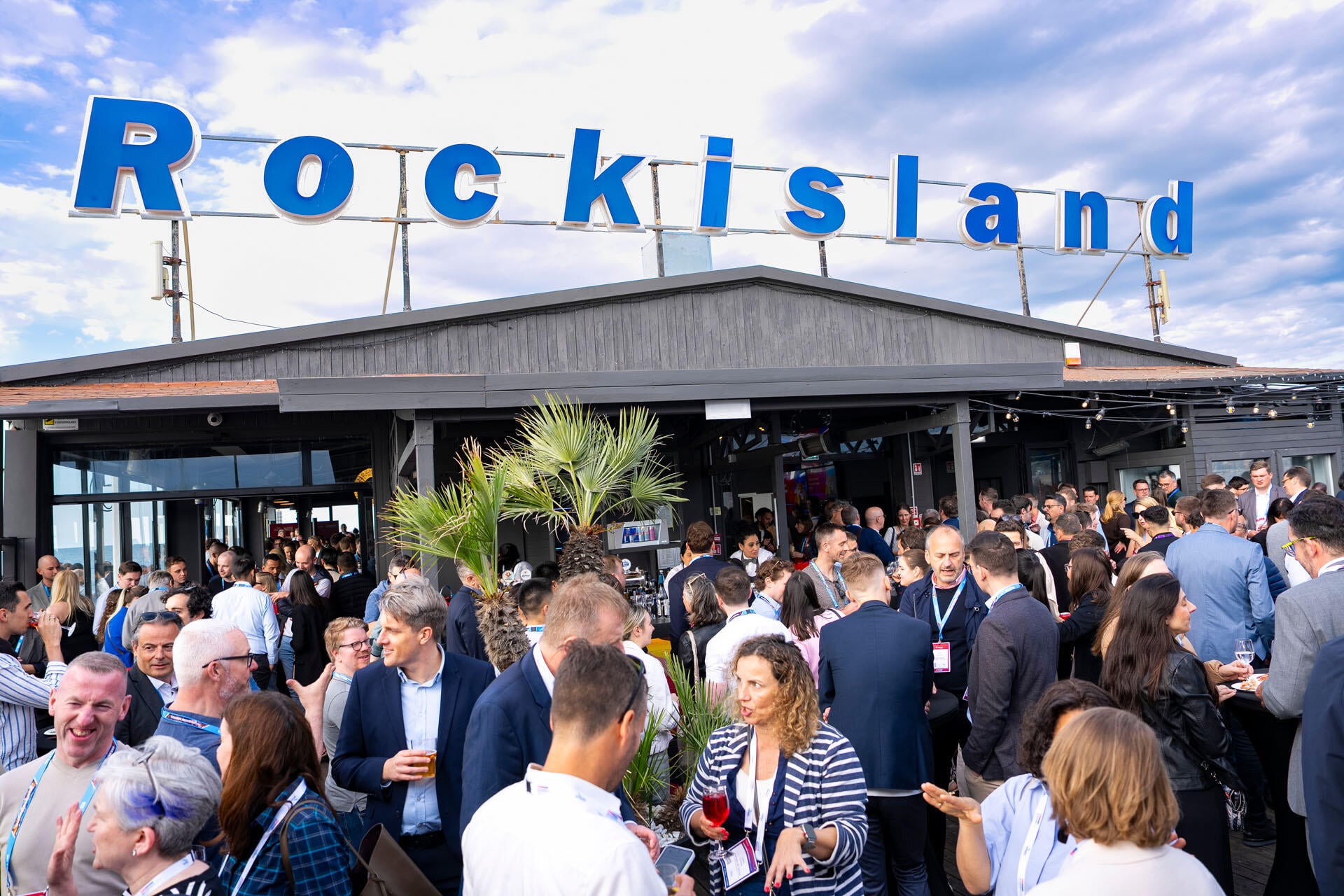 Delegates at the Welcome Reception